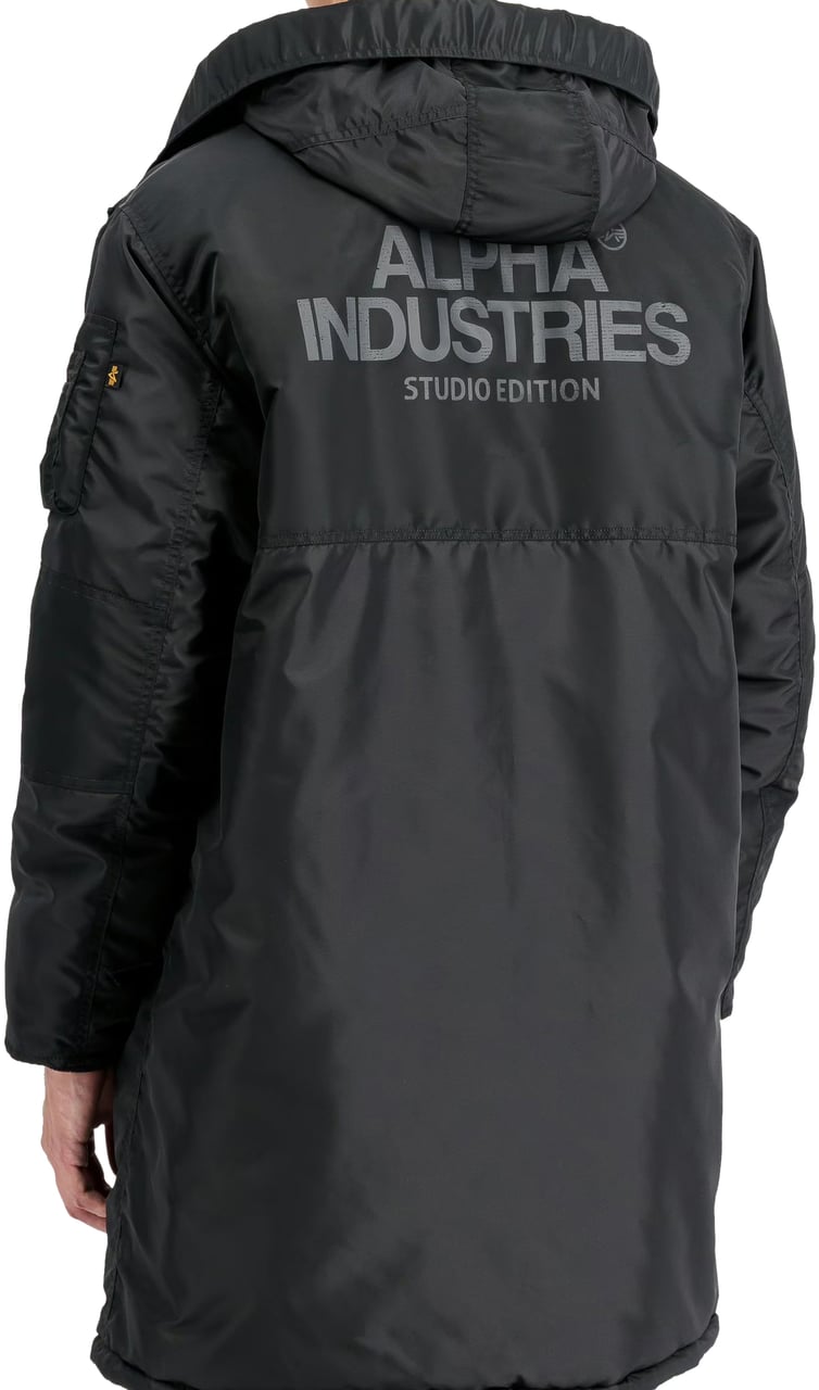 Alpha Industries Giacca Field Parka Nera Zwart