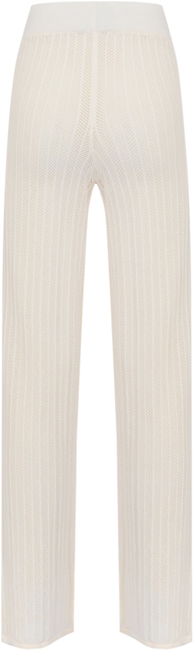 Alpha Studio Trousers Latte Wit