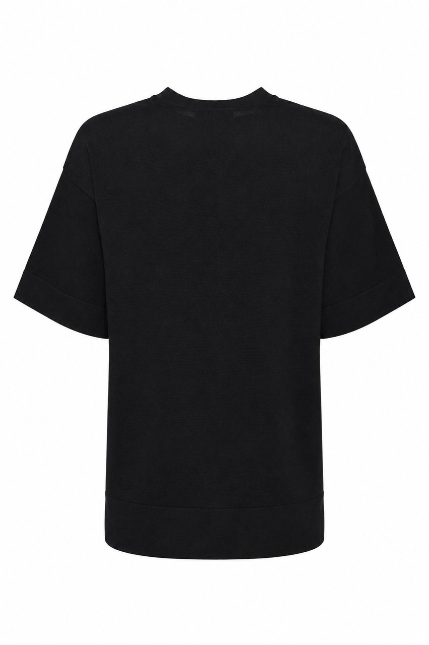 Alpha Studio T-Shirts And Polos Nero Zwart