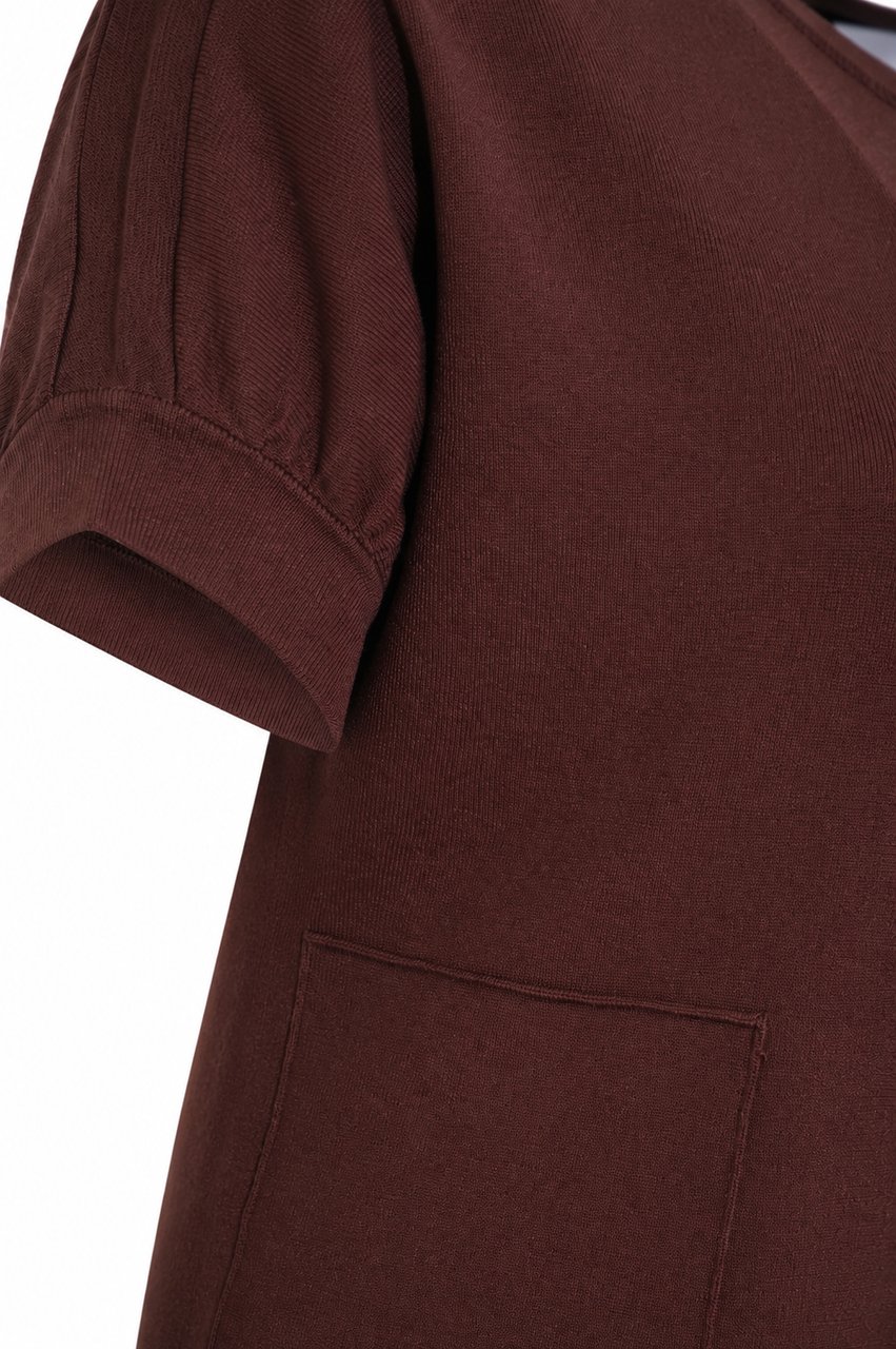 Alpha Studio Dresses Cioccolato Bruin