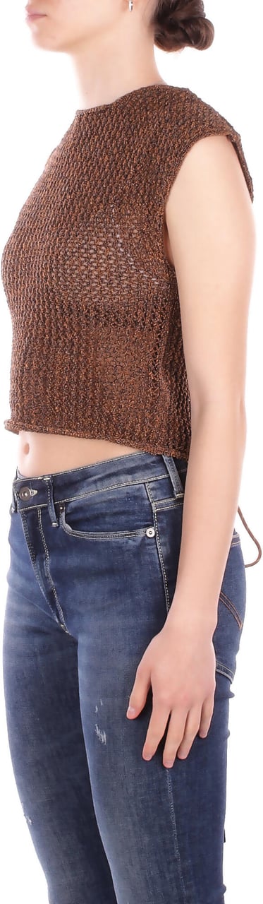 Alpha Studio Sweaters Cioccolato Bruin