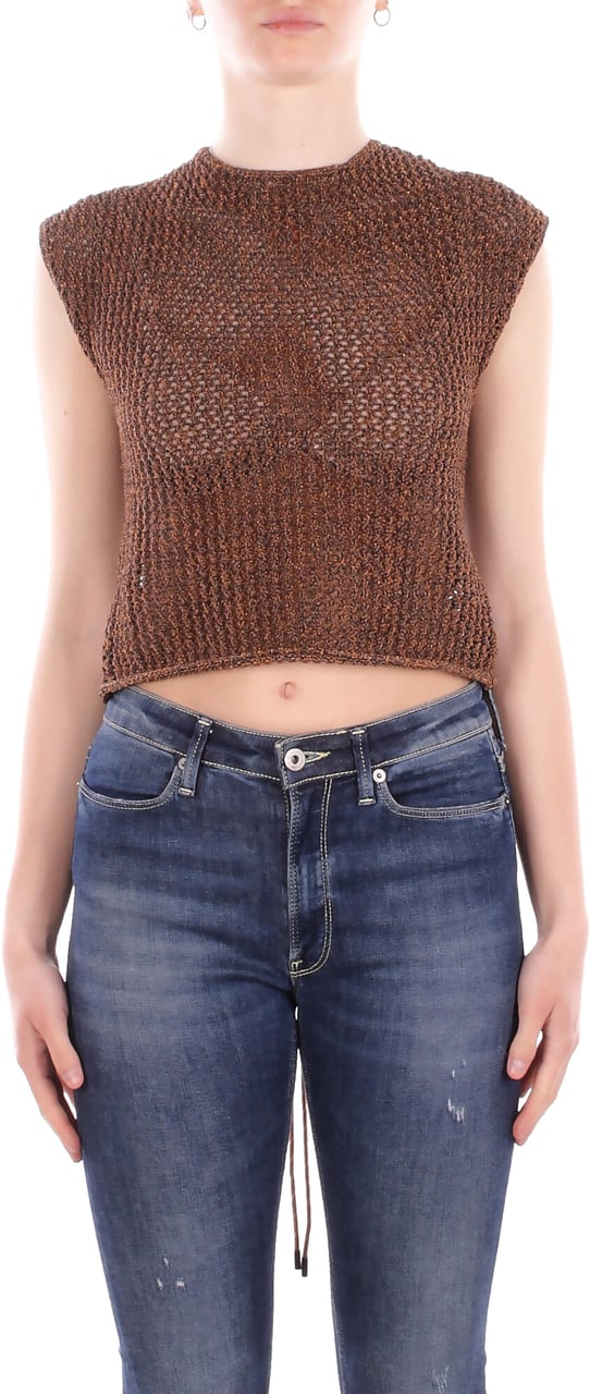 Alpha Studio Sweaters Cioccolato Bruin