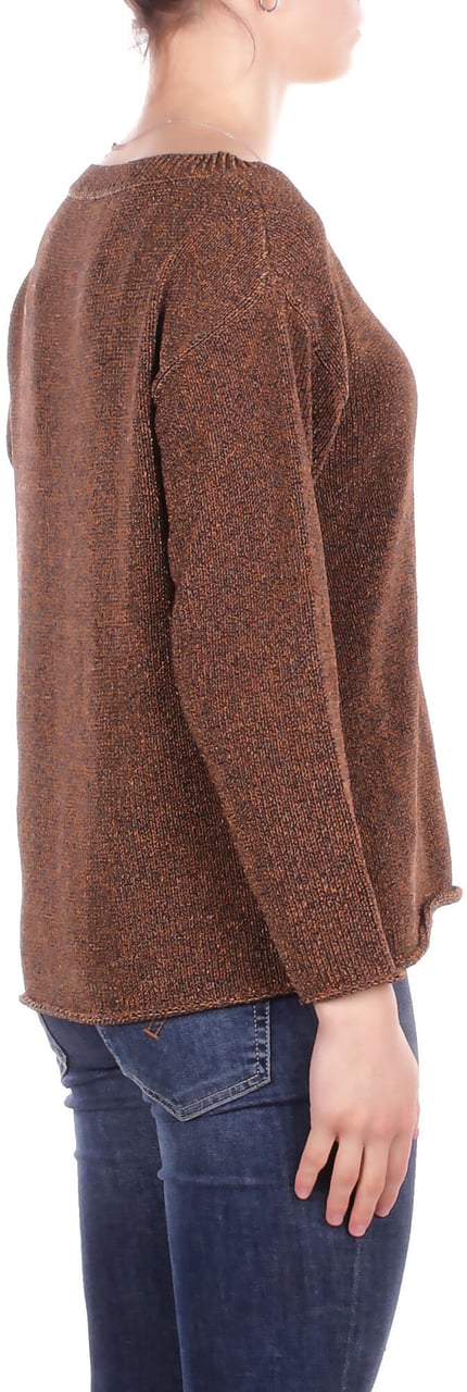 Alpha Studio Sweaters Cioccolato Bruin
