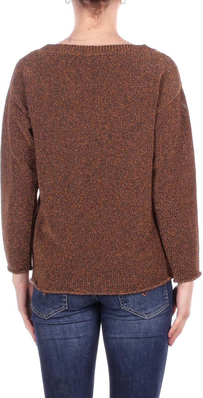 Alpha Studio Sweaters Cioccolato Bruin