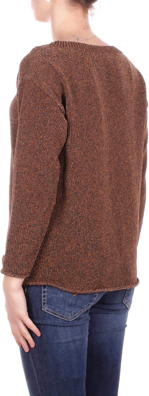 Alpha Studio Sweaters Cioccolato Bruin