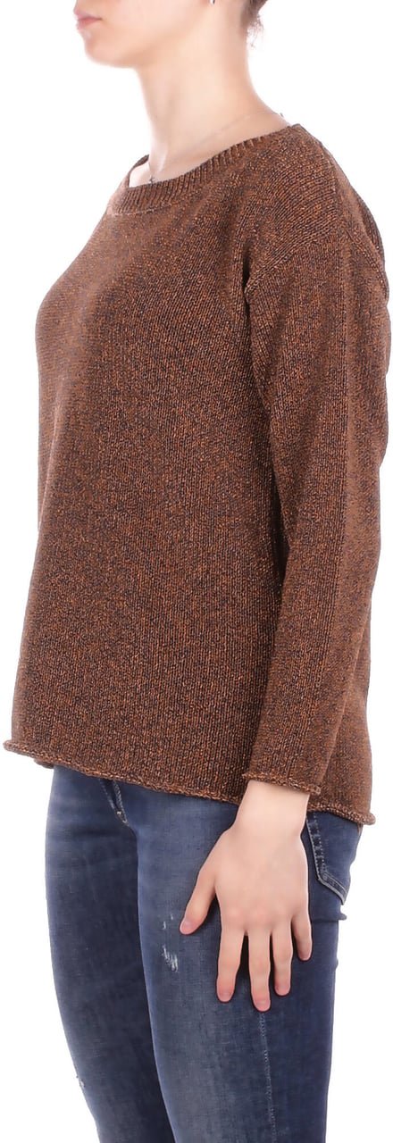 Alpha Studio Sweaters Cioccolato Bruin