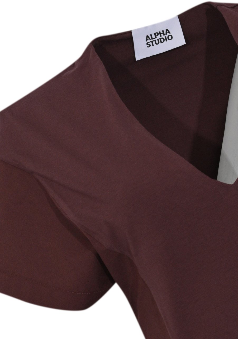 Alpha Studio Dresses Cioccolato Bruin