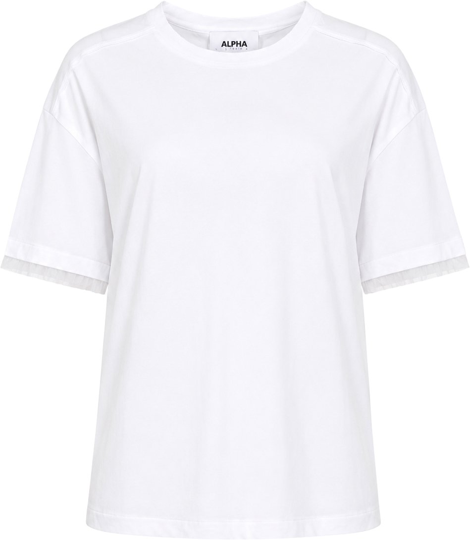 Alpha Studio T-Shirts And Polos White Wit