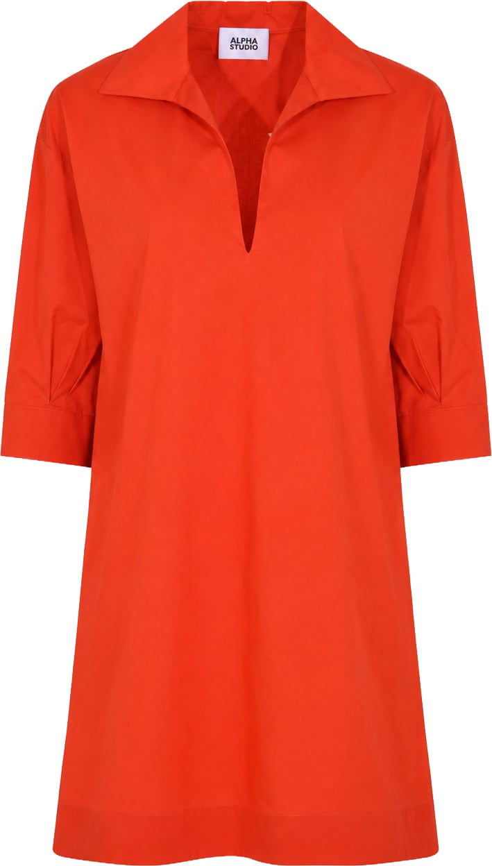 Alpha Studio Dresses Ruggine Oranje