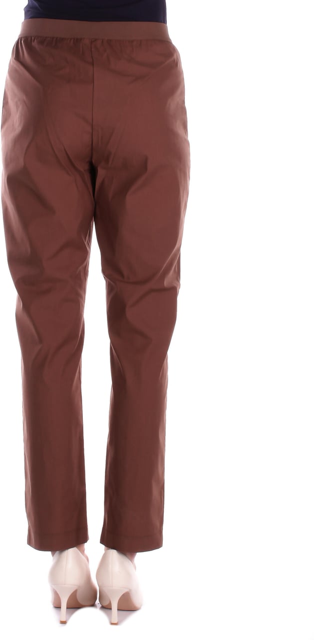 Alpha Studio Trousers Cioccolato Bruin