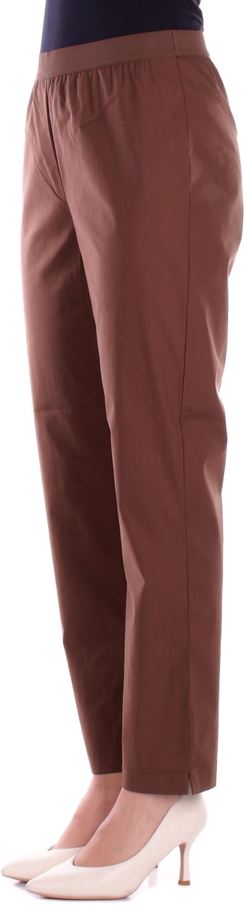 Alpha Studio Trousers Cioccolato Bruin