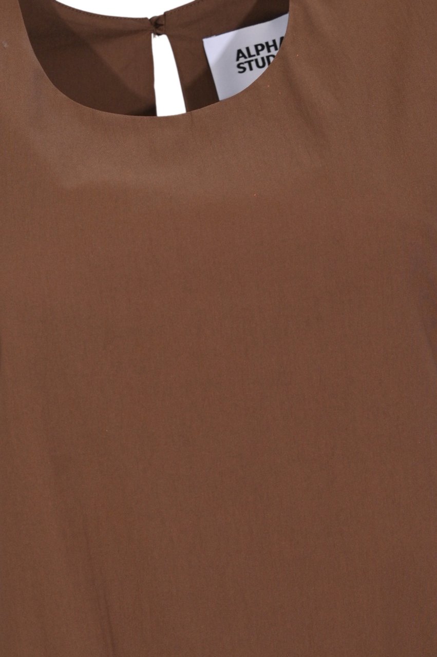 Alpha Studio Dresses Cioccolato Bruin