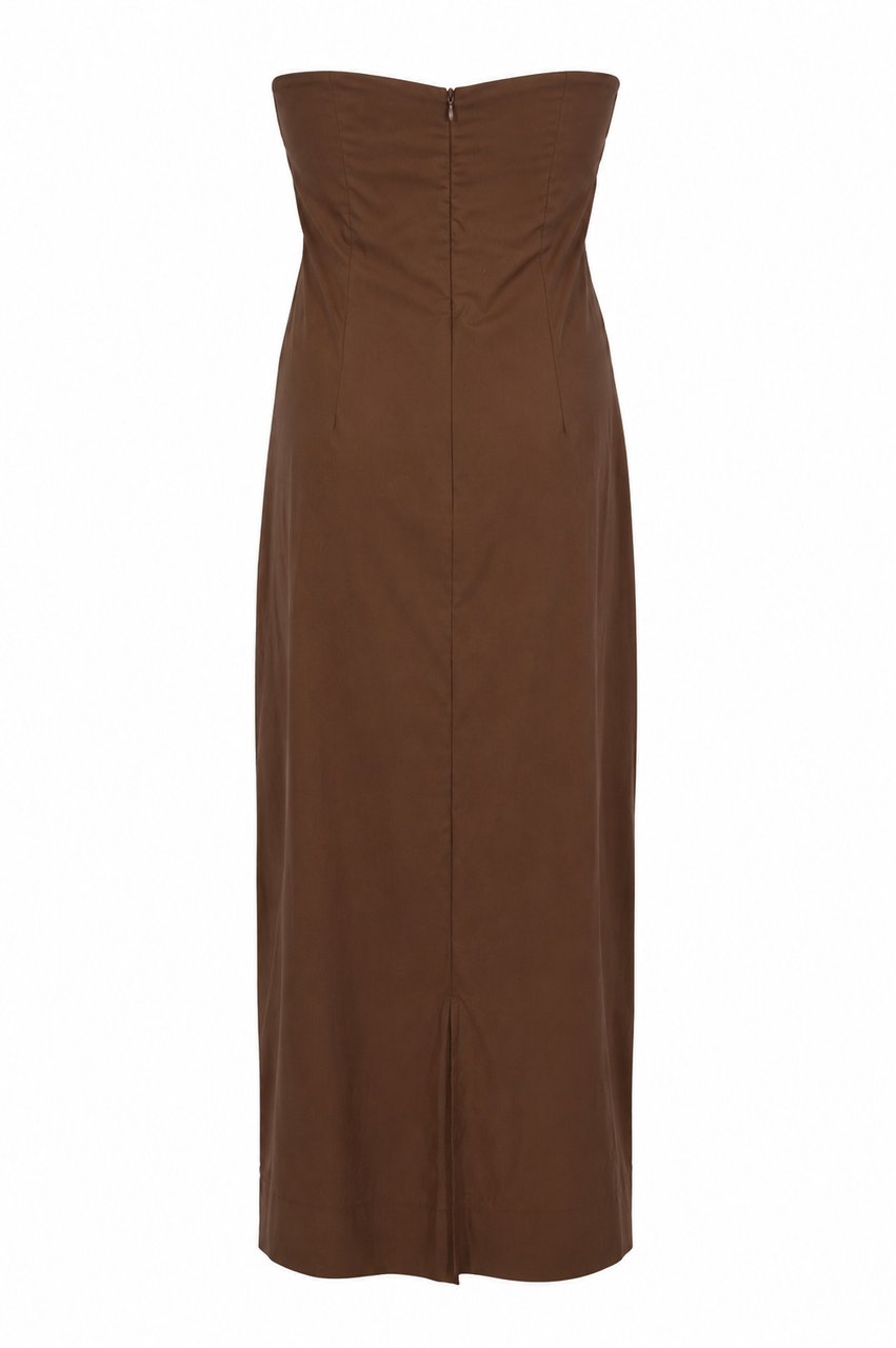 Alpha Studio Dresses Cioccolato Bruin
