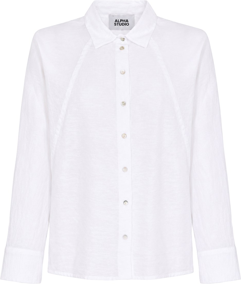 Alpha Studio Shirts White Wit