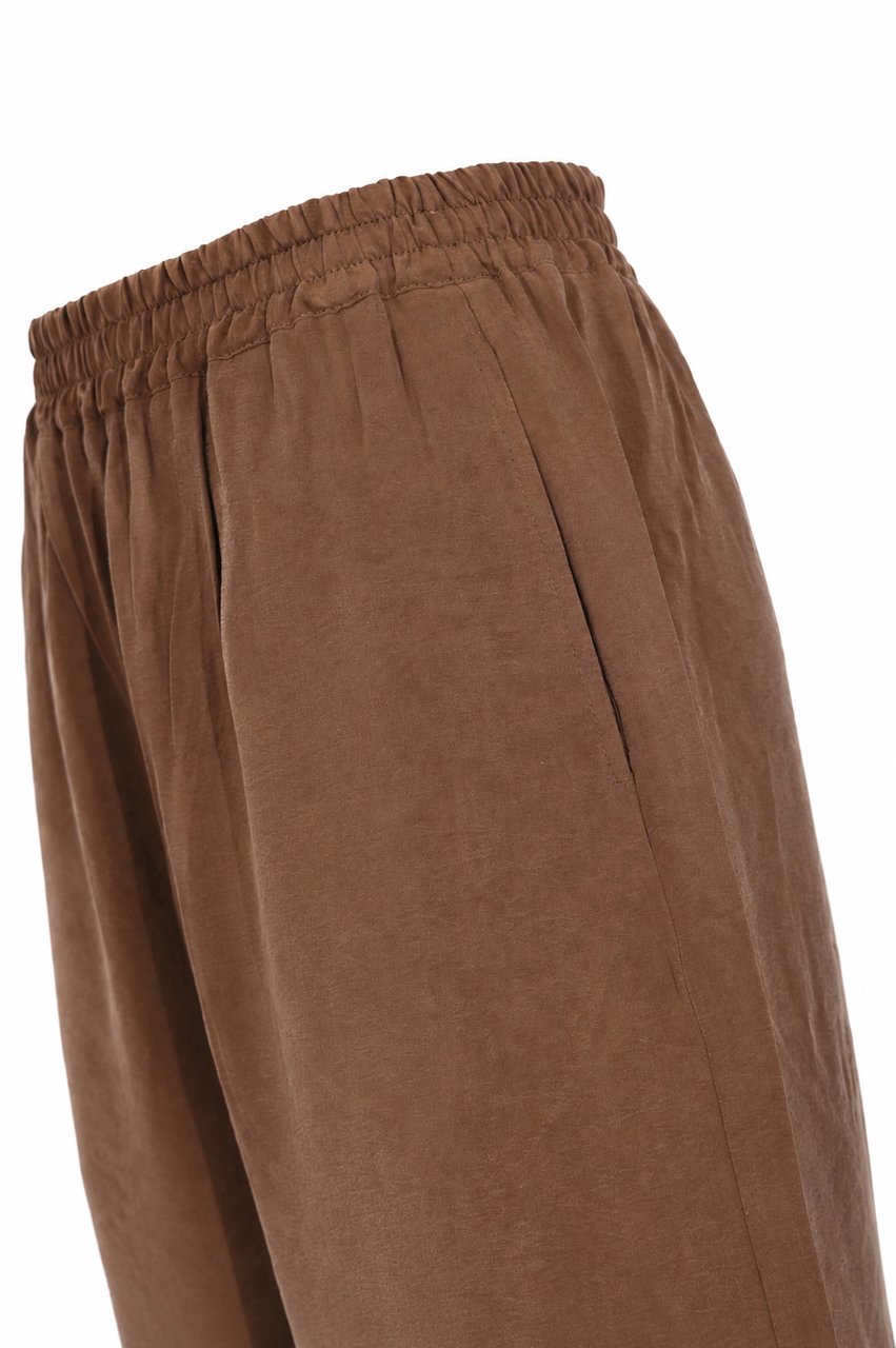 Alpha Studio Trousers Cioccolato Bruin