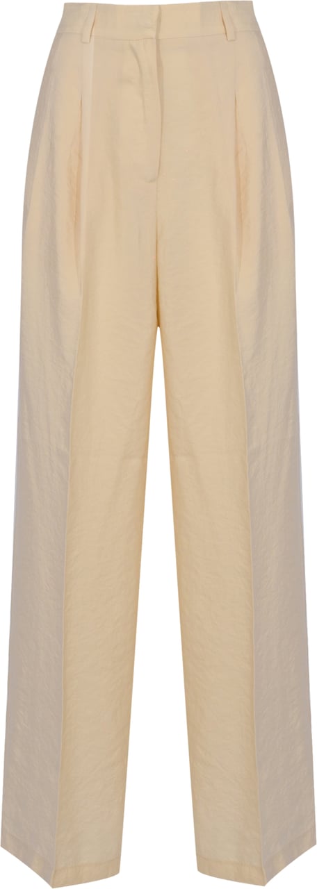 Alpha Studio Trousers Yellow Geel
