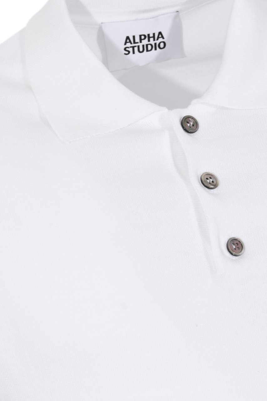 Alpha Studio T-Shirts And Polos White Wit