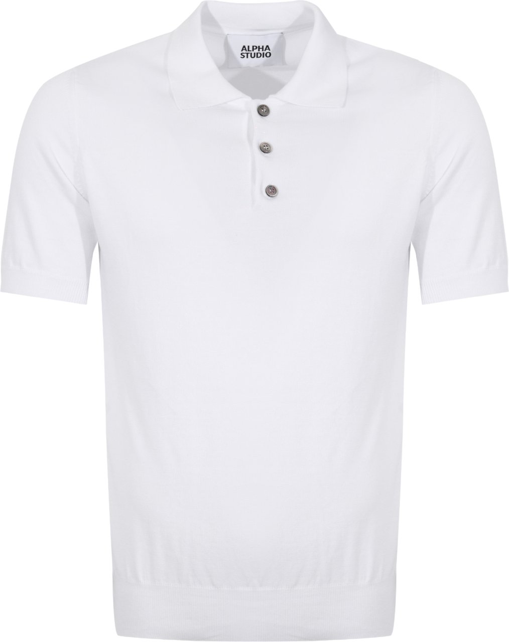 Alpha Studio T-Shirts And Polos White Wit