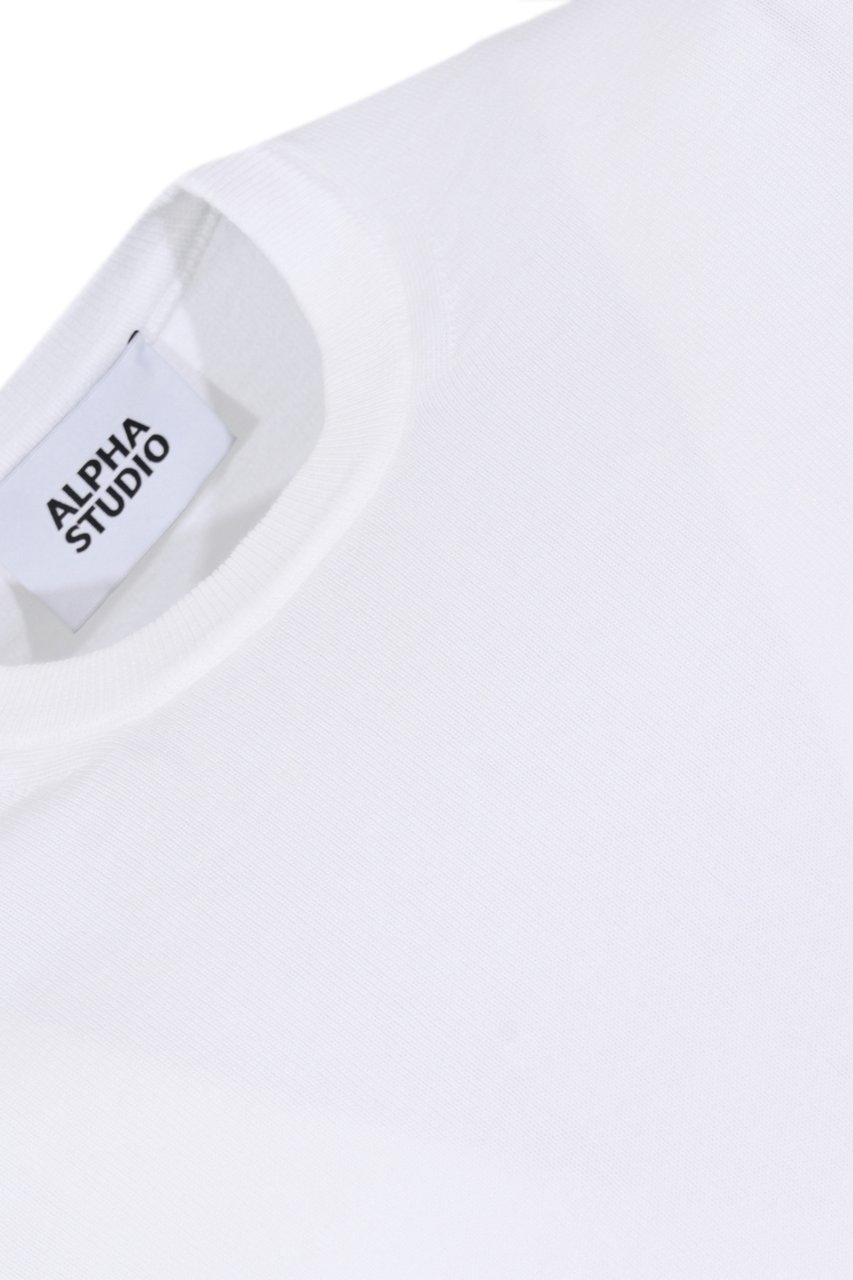 Alpha Studio Sweaters White Wit