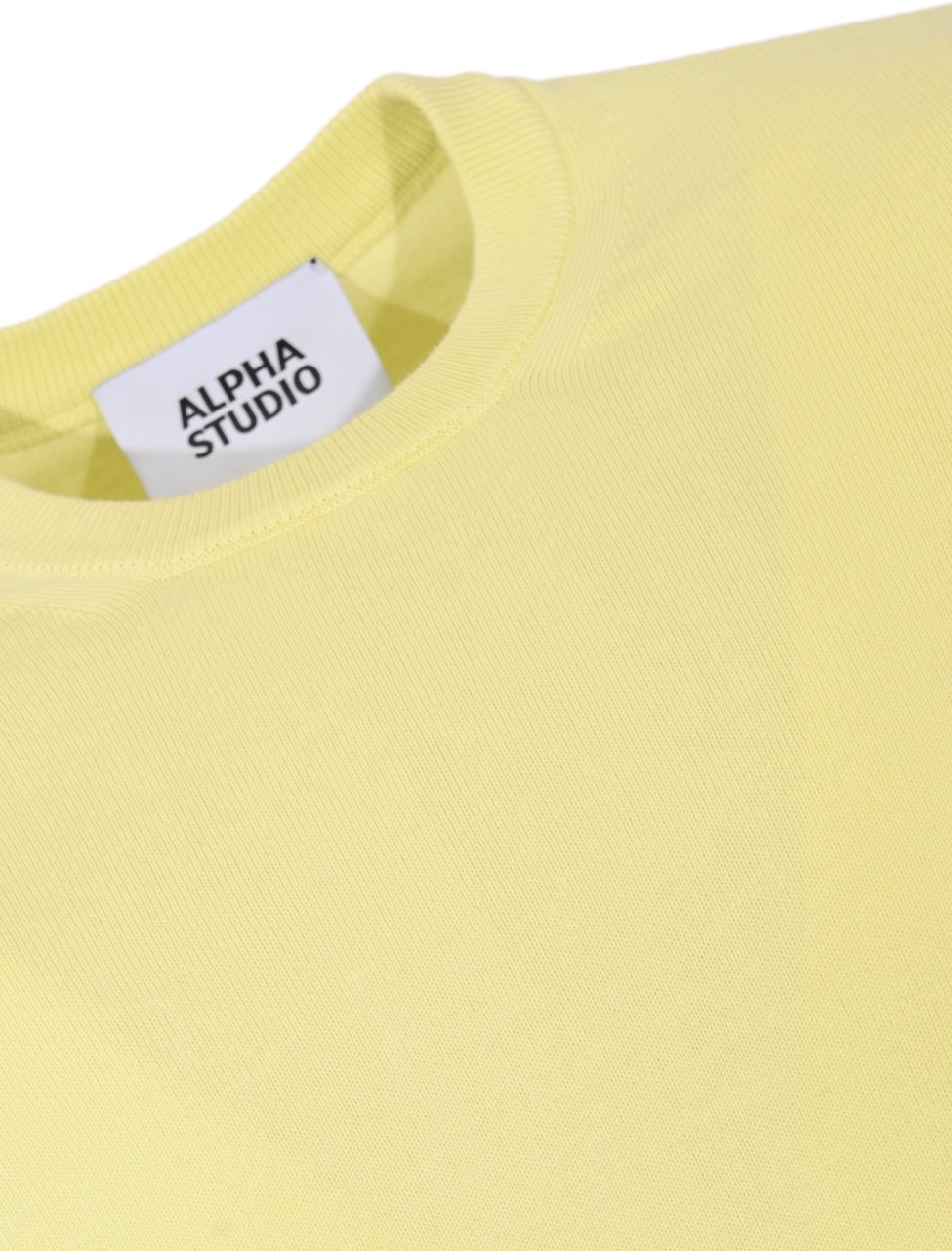 Alpha Studio Sweaters Lime Geel