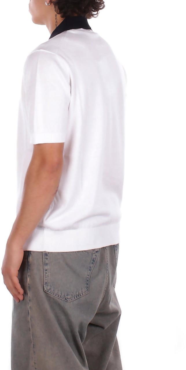 Alpha Studio T-Shirts And Polos Bianco Wit
