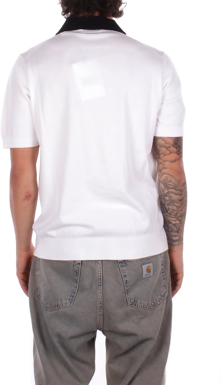 Alpha Studio T-Shirts And Polos Bianco Wit