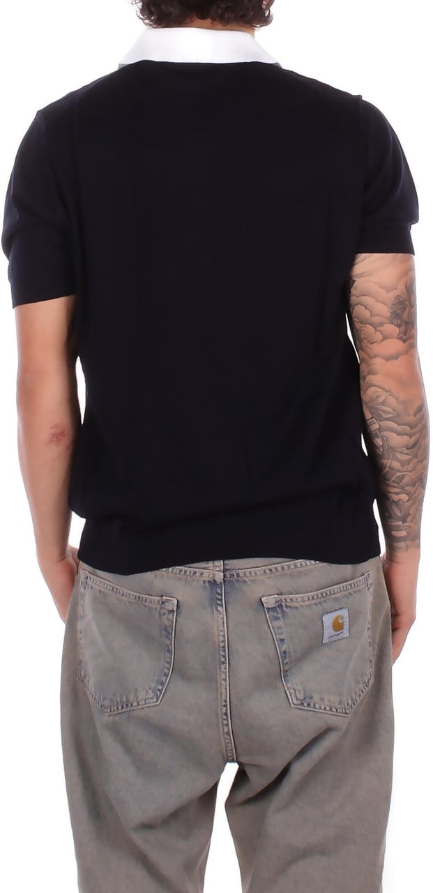 Alpha Studio T-Shirts And Polos Blu Notte Navy