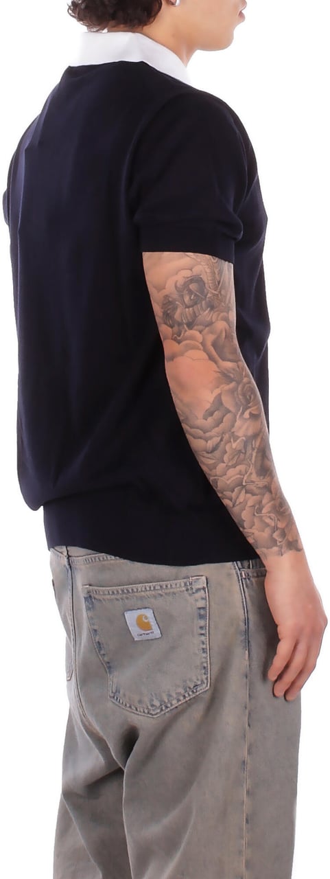 Alpha Studio T-Shirts And Polos Blu Notte Navy
