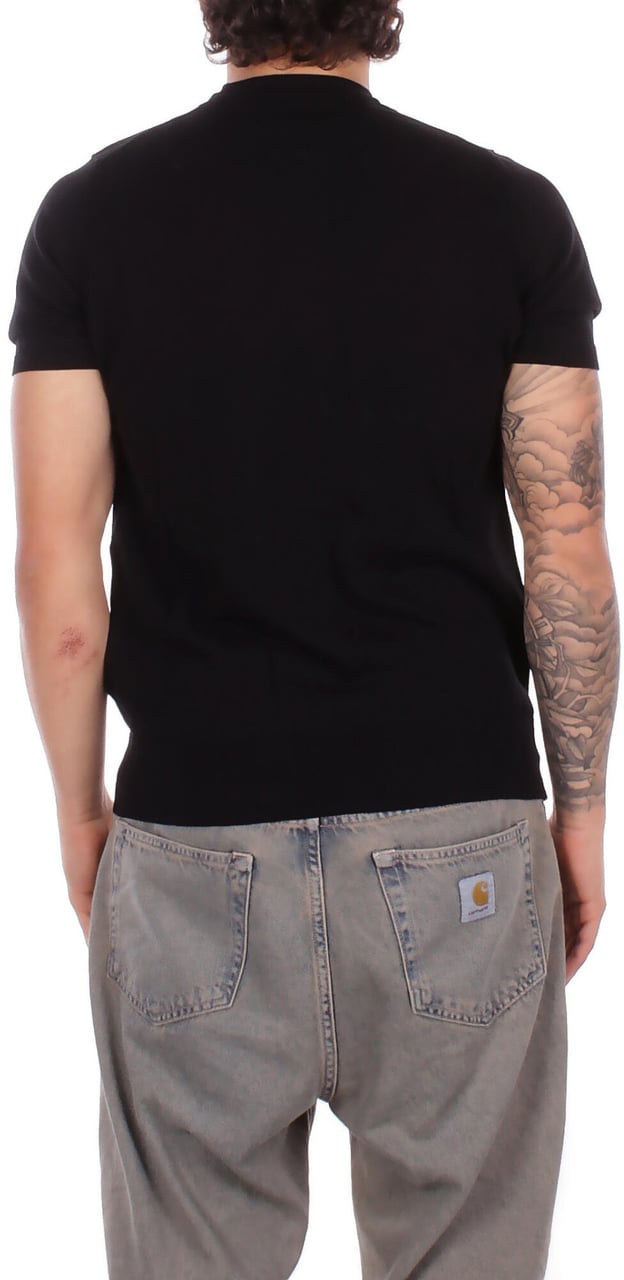 Alpha Studio Sweaters Nero Zwart