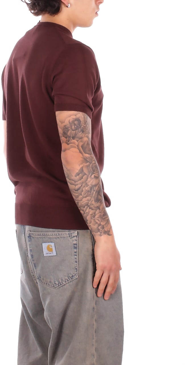 Alpha Studio Sweaters Cioccolato Bruin