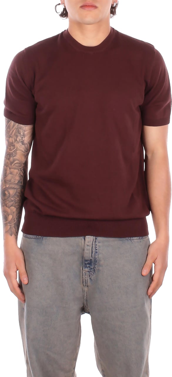 Alpha Studio Sweaters Cioccolato Bruin