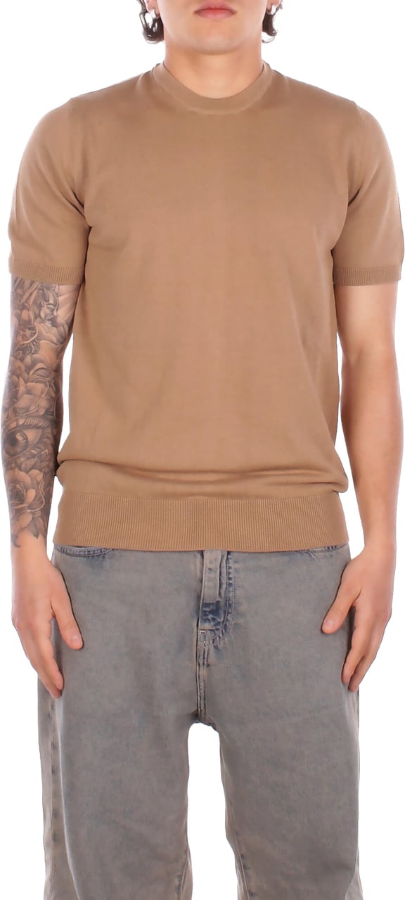 Alpha Studio Sweaters Safari Beige