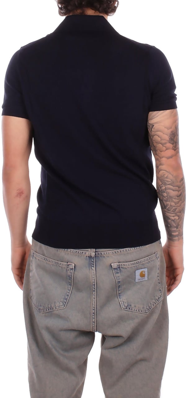 Alpha Studio T-Shirts And Polos Blue Navy