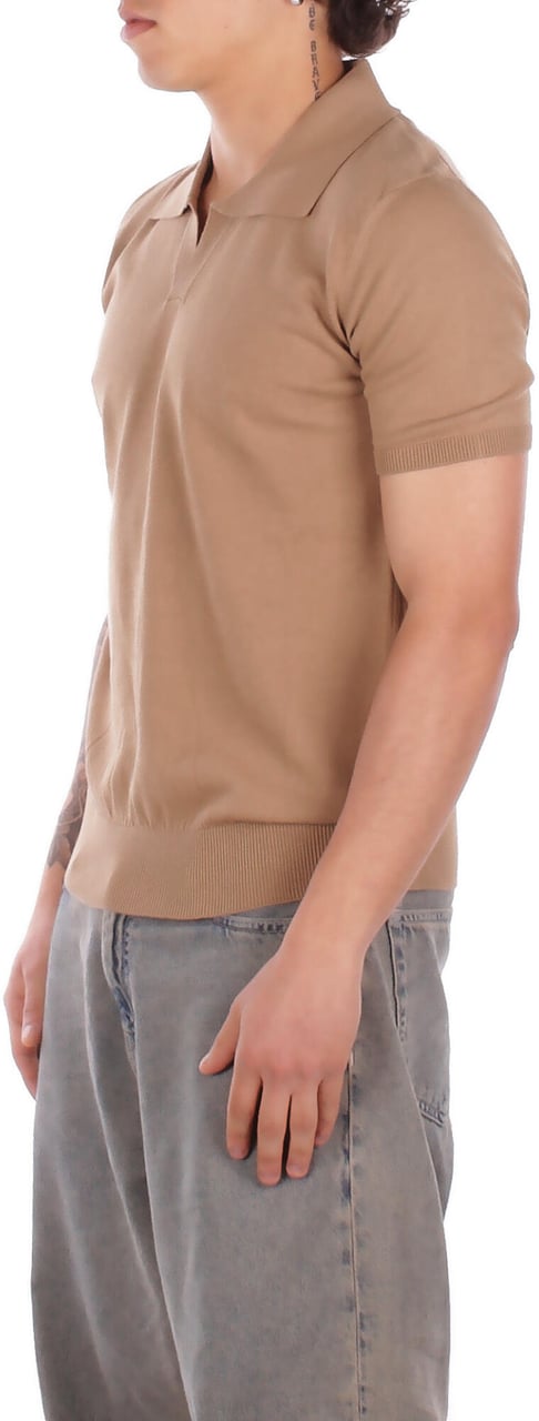 Alpha Studio T-Shirts And Polos Safari Beige