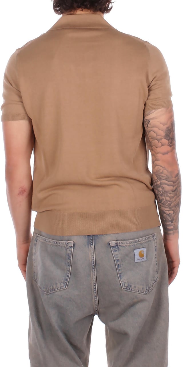 Alpha Studio T-Shirts And Polos Safari Beige