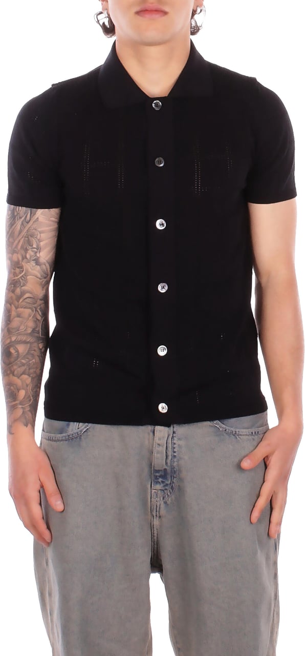 Alpha Studio Shirts Nero Zwart