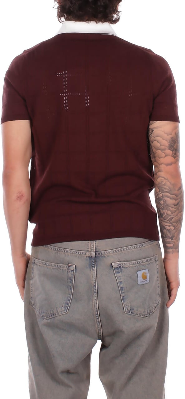 Alpha Studio Shirts Cioccolato Maroon