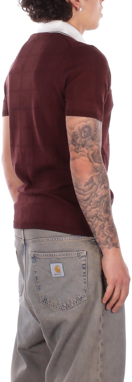 Alpha Studio Shirts Cioccolato Maroon