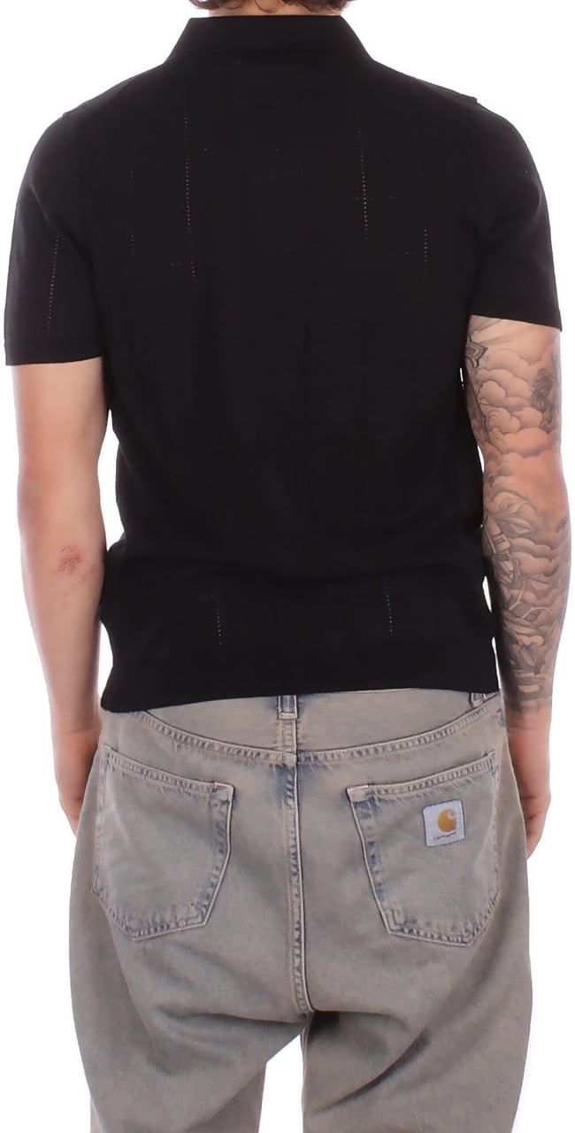 Alpha Studio T-Shirts And Polos Black Zwart