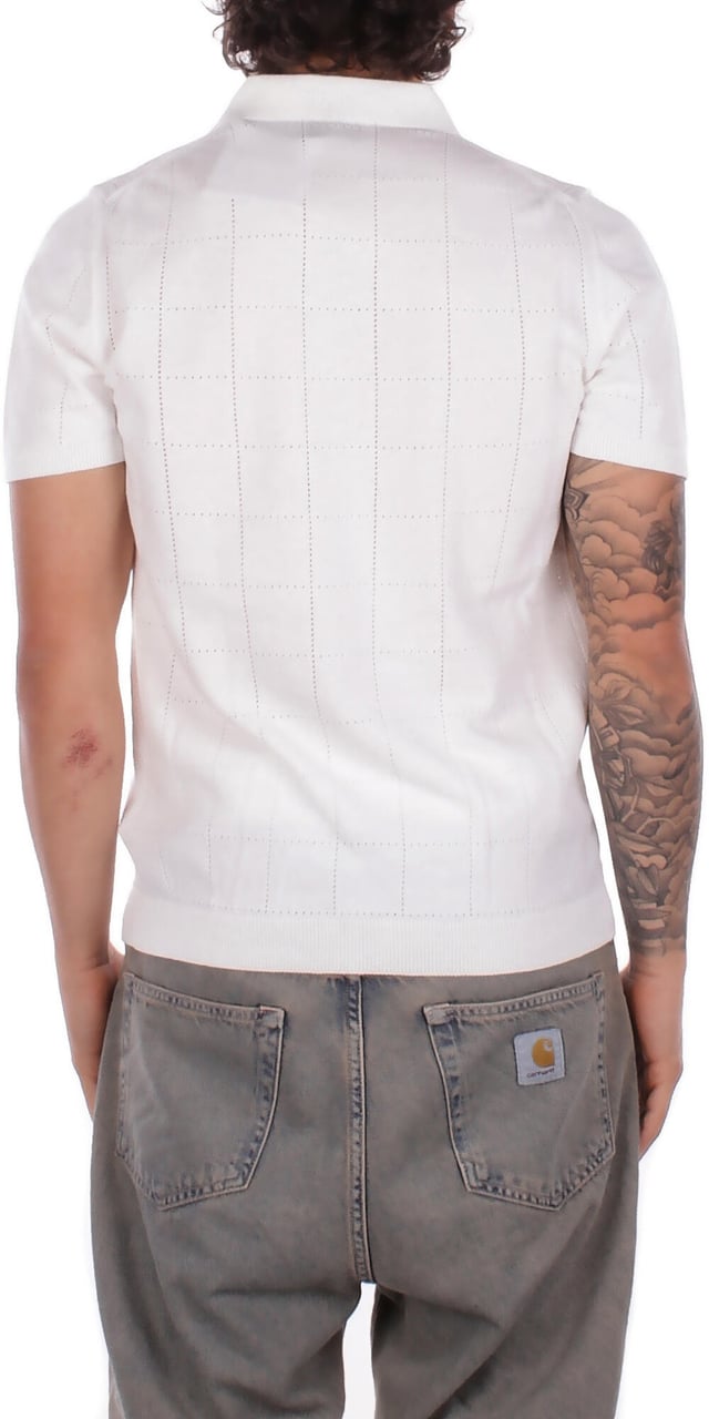 Alpha Studio T-Shirts And Polos Latte Wit