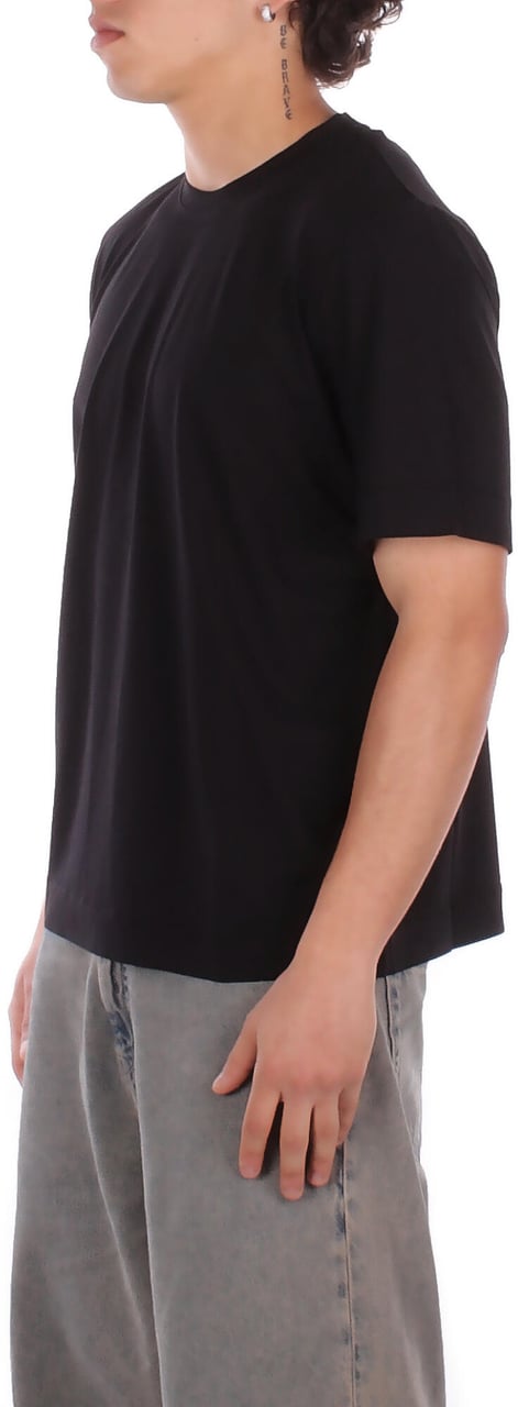 Alpha Studio T-Shirts And Polos Nero Zwart