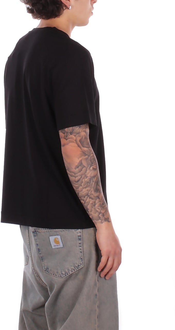 Alpha Studio T-Shirts And Polos Nero Zwart