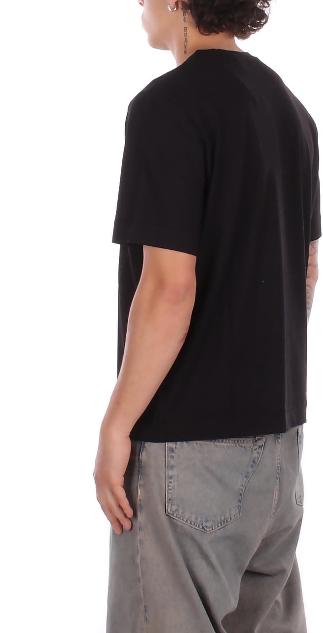Alpha Studio T-Shirts And Polos Nero Zwart