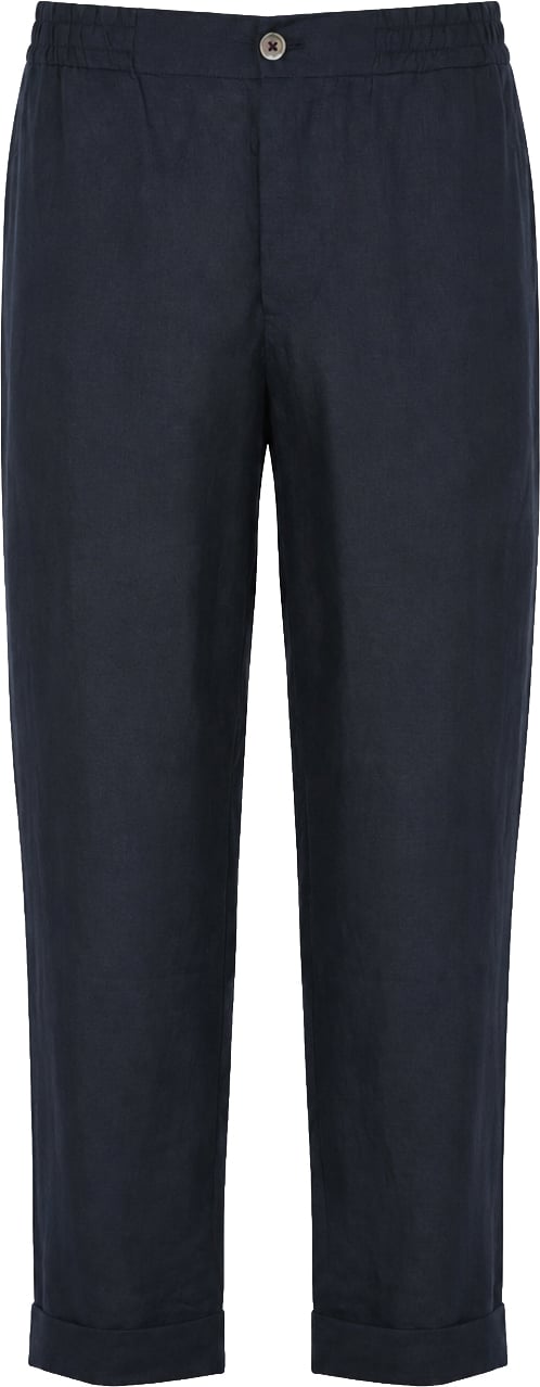 Alpha Studio Trousers Blu Notte Navy