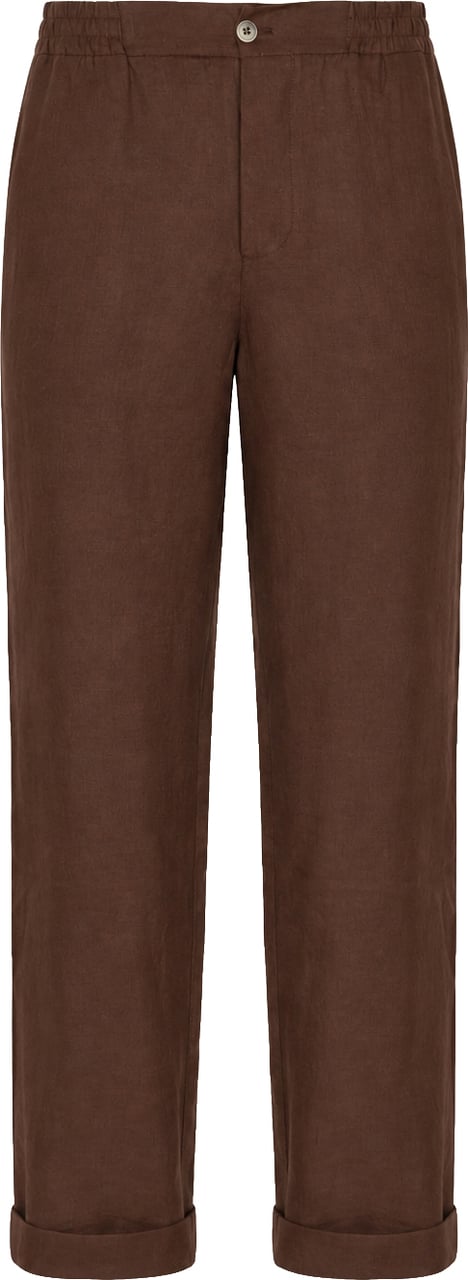 Alpha Studio Trousers Cioccolato Bruin