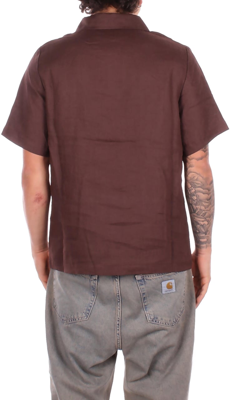 Alpha Studio T-Shirts And Polos Cioccolato Bruin