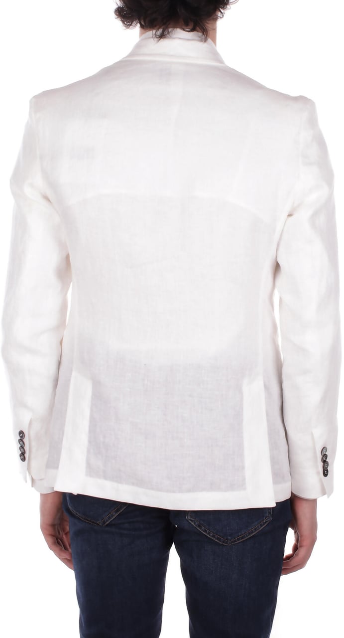 Alpha Studio Jackets Latte Wit