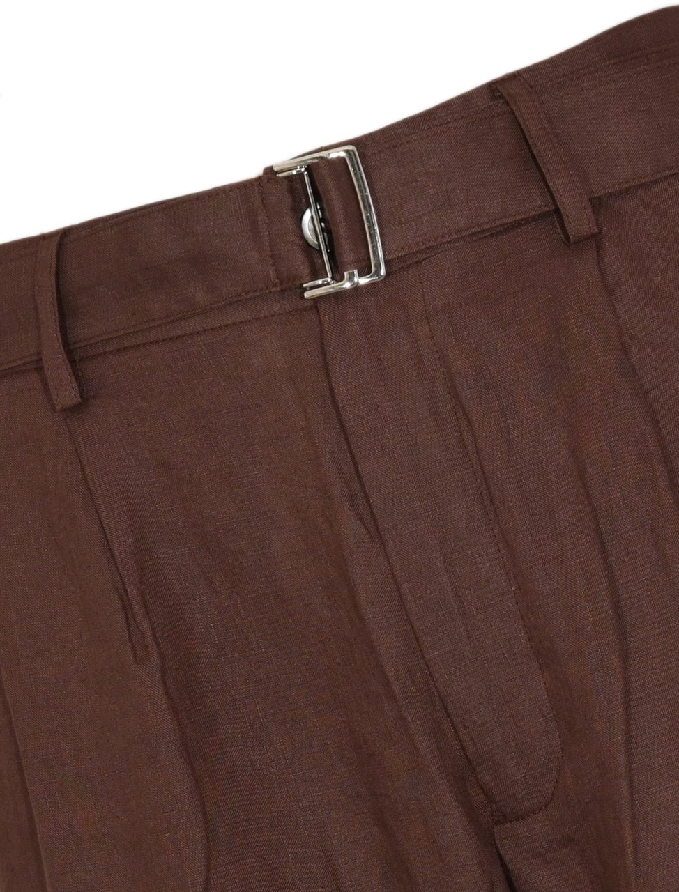 Alpha Studio Trousers Cioccolato Bruin
