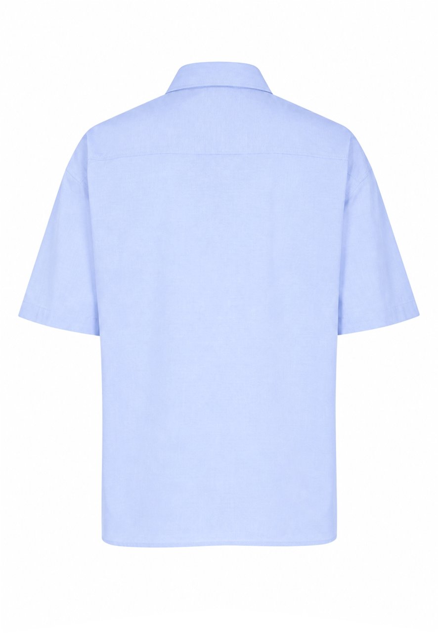 Alpha Studio Shirts Light Blue Lichtblauw