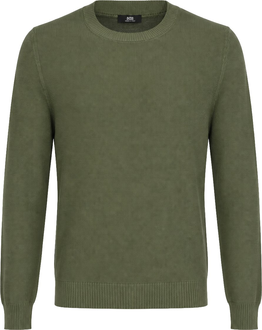 Alpha Studio Sweaters Salvia Lime